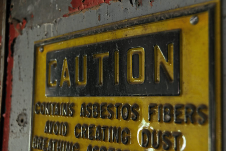 Common Misconceptions About Mesothelioma - asbestos warning sign